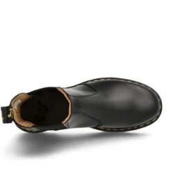 Dr. Martens 2976 Ys Black Smooth -Mode Sneaker Geschäft 22227001 5