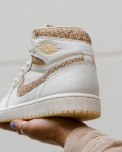 Air Jordan 1 Retro Hi OG Craft -Mode Sneaker Geschäft overkill nike FD8631 100 3