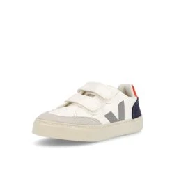 Veja Small V-12 Velcro Chromefree Leather -Mode Sneaker Geschäft vsv052399j 4