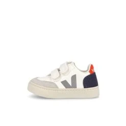 Veja Small V-12 Velcro Chromefree Leather