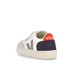 Veja Small V-12 Velcro Chromefree Leather -Mode Sneaker Geschäft vsv052399k 3